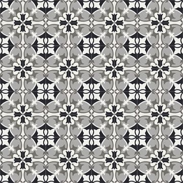 Sofia Black 01 Cement Tile by Original Mission Tile - view 4