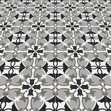 Sofia Black 01 Cement Tile by Original Mission Tile - view 3