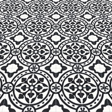 Tyler Ii Black 01 Cement Tile by Original Mission Tile - view 6