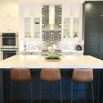 Tyler Ii Black 01 Cement Tile by Original Mission Tile - view 5