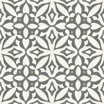 Zebra Charcoal 03 Cement Tile by Original Mission Tile - view 5