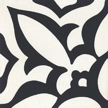 Zebra Black 01 Cement Tile by Original Mission Tile - view 6