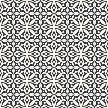 Zebra Black 01 Cement Tile by Original Mission Tile - view 4