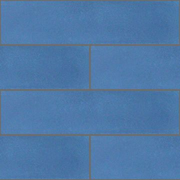 Brick S-912 Blue Fonce 2×8 Cement Tile by Original Mission Tile - view 3