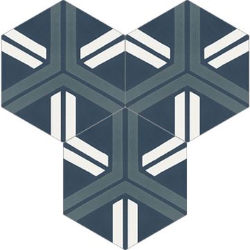 Hex Ace Cement Tile by Original Mission Tile - view 5