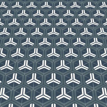 Hex Ace Cement Tile by Original Mission Tile - view 2