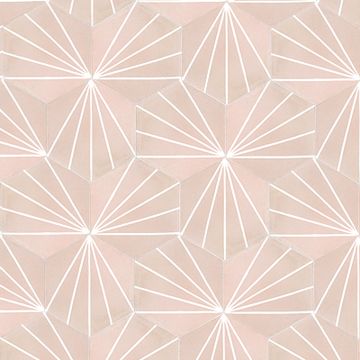 Hex Bakery Salmon 06 Cement Tile by Original Mission Tile - view 6