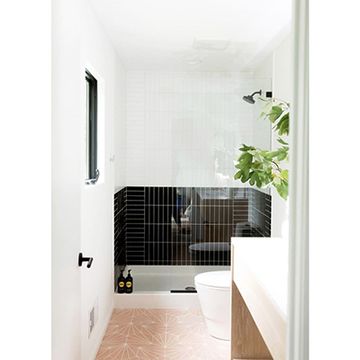 Hex Bakery Salmon 06 Cement Tile by Original Mission Tile - view 2