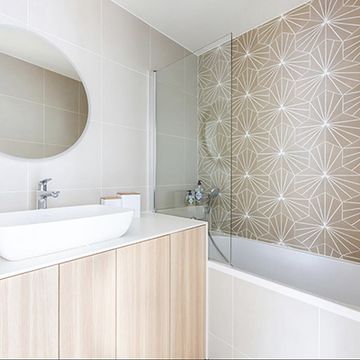 Hex Bakery Salmon 06 Cement Tile by Original Mission Tile - view 3