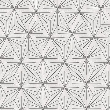 Hex Bakery White 07 Cement Tile by Original Mission Tile - view 5