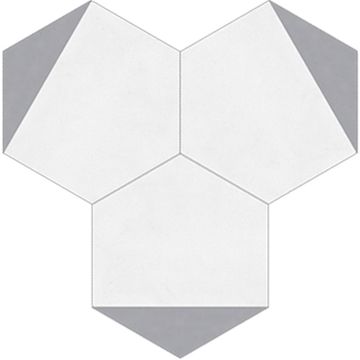 Hex Clip Oxford 01 Cement Tile by Original Mission Tile - view 6