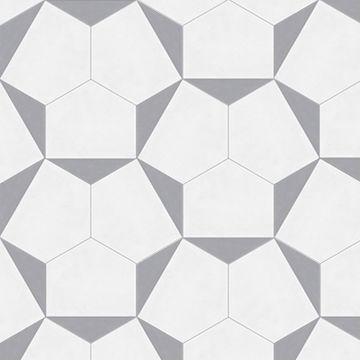 Hex Clip Oxford 01 Cement Tile by Original Mission Tile - view 5