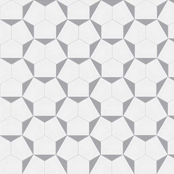 Hex Clip Oxford 01 Cement Tile by Original Mission Tile - view 3