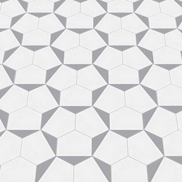 Hex Clip Oxford 01 Cement Tile by Original Mission Tile - view 4