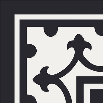 Montserrat Border Cement Tile by Original Mission Tile - view 5