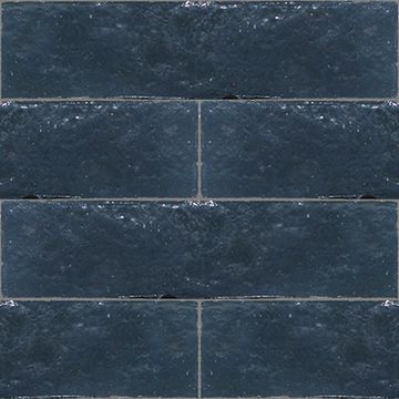 Ze-108 Brick Navy 2X8X3/8″ Cement Tile by Original Mission Tile - view 4
