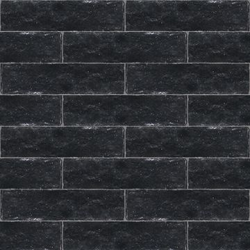 Ze-101 Brick Black 2X8X3/8″ Cement Tile by Original Mission Tile - view 3