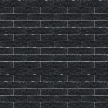 Ze-101 Brick Black 2X8X3/8″ Cement Tile by Original Mission Tile - view 2