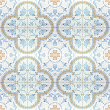 Roseton Cement Tile by Original Mission Tile - view 4
