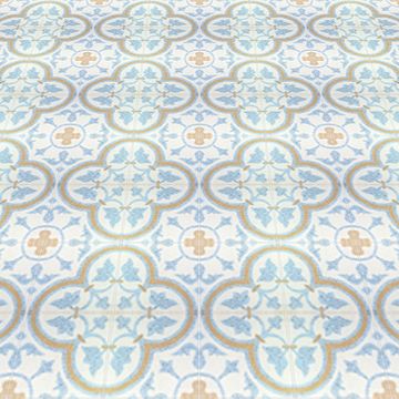 Roseton Cement Tile by Original Mission Tile - view 2