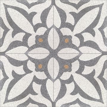 Zebra Cement Tile by Original Mission Tile - view 5