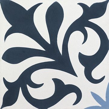 Nantes Navy 02 Cement Tile by Original Mission Tile - view 6