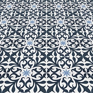 Nantes Navy 02 Cement Tile by Original Mission Tile - view 3