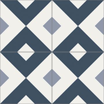 Checkered Cement Tile by Original Mission Tile - view 4