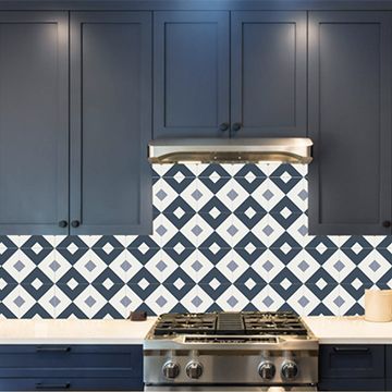 Checkered Cement Tile by Original Mission Tile - view 3