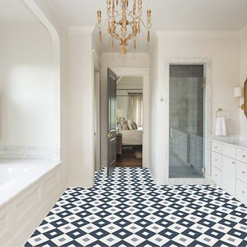 Checkered Cement Tile by Original Mission Tile - view 2