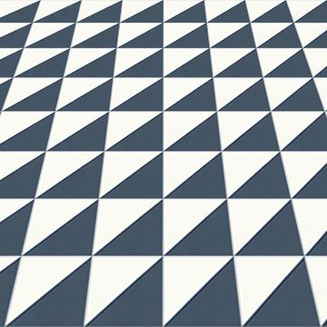 Diagonal Navy 02 Cement Tile by Original Mission Tile - view 3