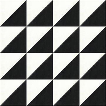 Diagonal Black 01 Cement Tile by Original Mission Tile - view 6
