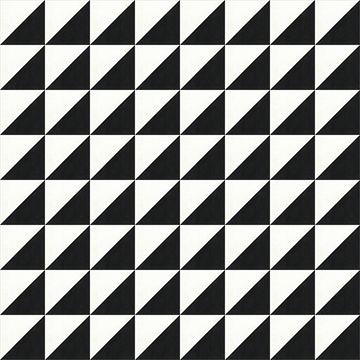 Diagonal Black 01 Cement Tile by Original Mission Tile - view 5