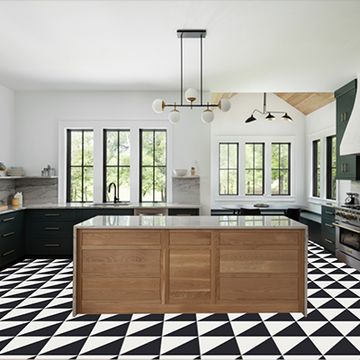 Diagonal Black 01 Cement Tile by Original Mission Tile - view 2