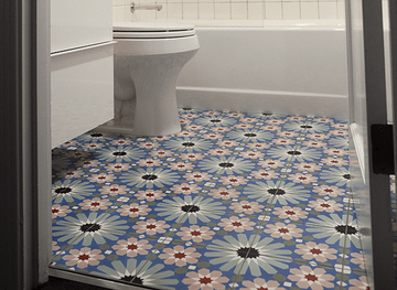 Kenitra Sage 03 Cement Tile by Original Mission Tile - view 2