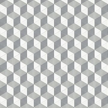 Hex Agatha Cement Tile by Original Mission Tile - view 7