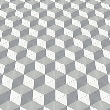Hex Agatha Cement Tile by Original Mission Tile - view 6