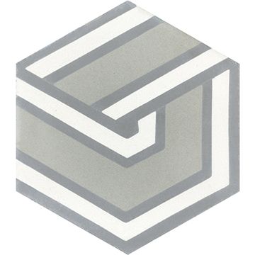 Hex Alexa Cement Tile by Original Mission Tile - view 7