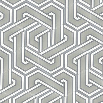 Hex Alexa Cement Tile by Original Mission Tile - view 5