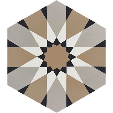 Hex Allen Cement Tile by Original Mission Tile - view 7