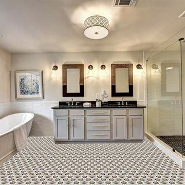 Hex Allen Cement Tile by Original Mission Tile - view 2