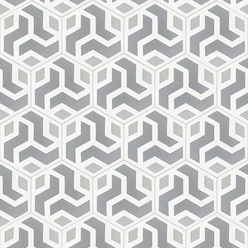 Hex Amy Cement Tile by Original Mission Tile - view 5