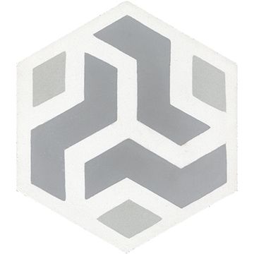 Hex Amy Cement Tile by Original Mission Tile - view 7