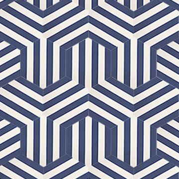 Hex Hedron Cement Tile by Original Mission Tile - view 5