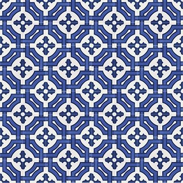 Monaco Azul 04 Cement Tile by Original Mission Tile - view 4