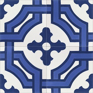 Monaco Azul 04 Cement Tile by Original Mission Tile - view 6
