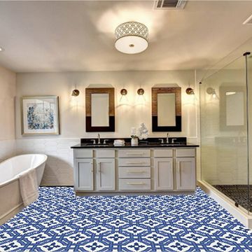 Monaco Azul 04 Cement Tile by Original Mission Tile - view 2
