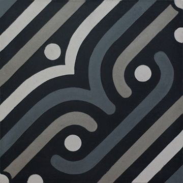 Mia Black 01 Cement Tile by Original Mission Tile - view 6
