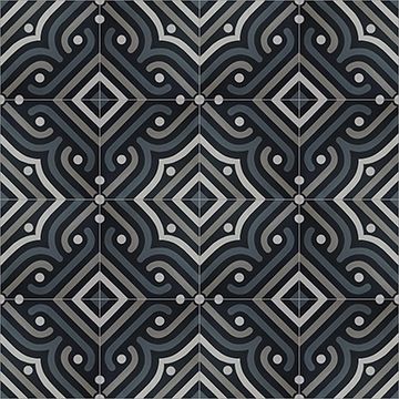 Mia Black 01 Cement Tile by Original Mission Tile - view 5