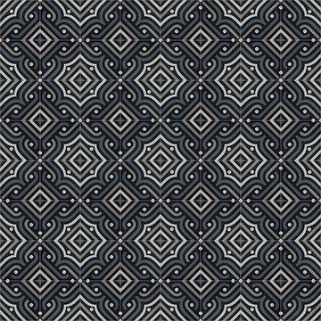 Mia Black 01 Cement Tile by Original Mission Tile - view 4